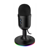 Porodo Gaming Pdx550 Omni-Directional Usb Microphone Stream Conference Podcast-Black